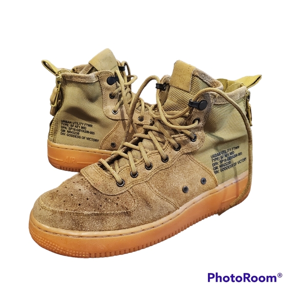 air force 1 mid desert moss